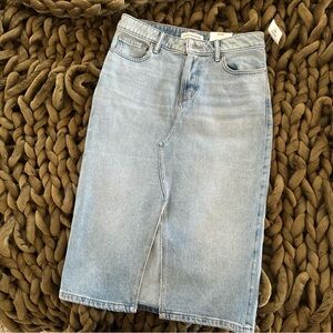 NWT Lucky Brand Midi Skirt